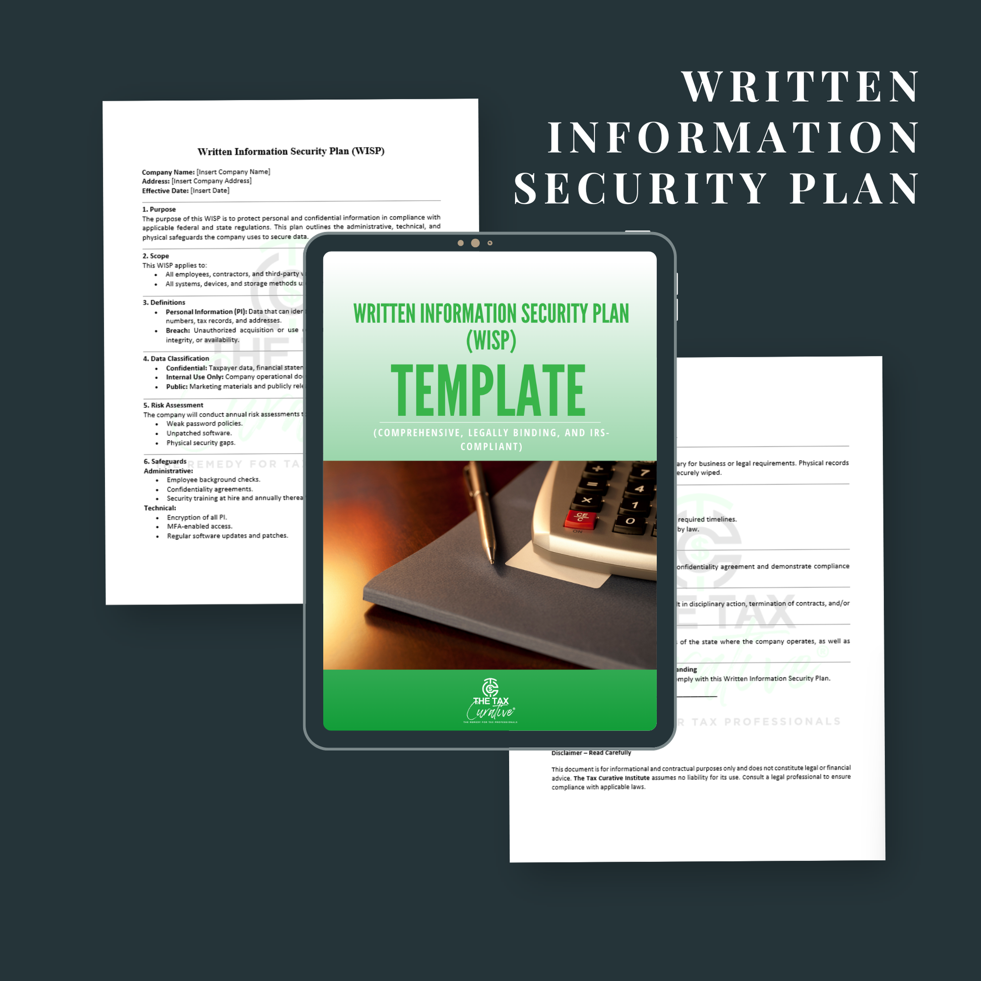 Written Information Security Plan (WISP)